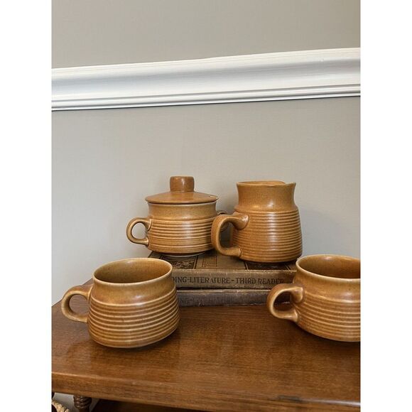 Langley Made In England 1960's Cream, Sugar, And Mug Set - Picture 3 of 8